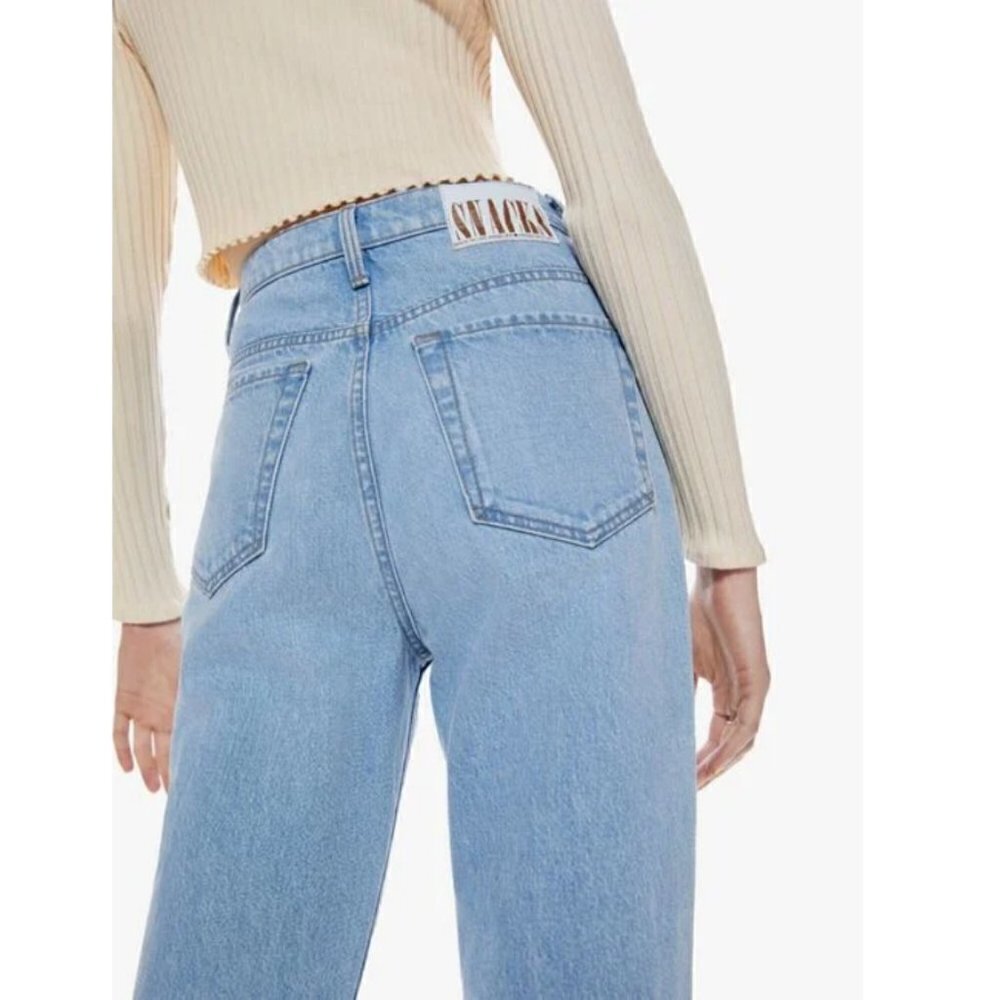 💕MOTHER SNACKS!💕 High Waisted Twizzy Skimp Jeans ~ Just A Nibble 30 NWT - Picture 3 of 16
